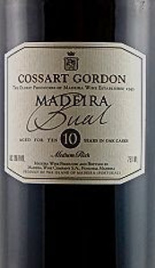 Cossart Gordon Madeira Bual 10 Anos  NV